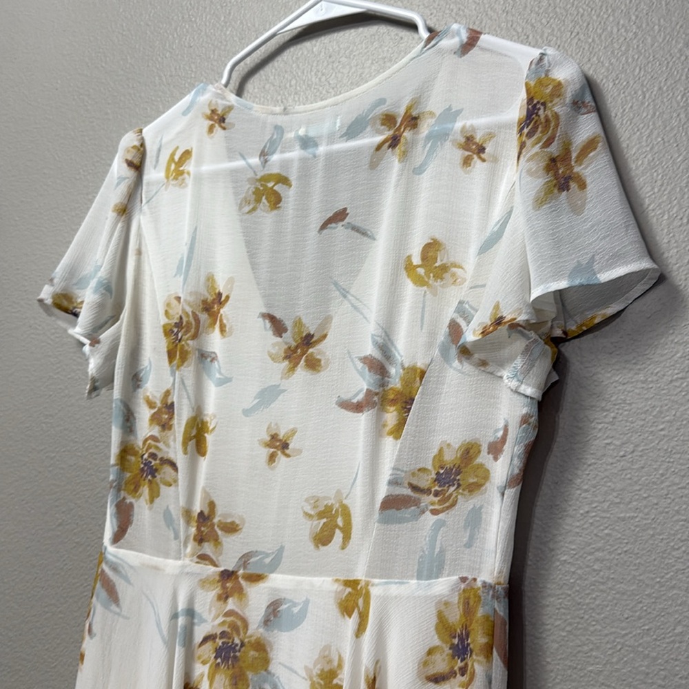Urban Outfitters Kimchi Blue Sarah Flutter-Sleeve Chiffon Mini Dress - Picture 10 of 14